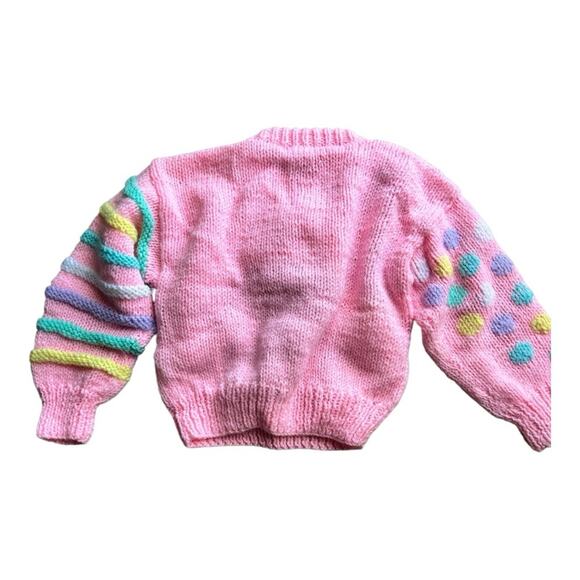 Vintage 80s Popsicle clown sweater 2T-3T - Picture 5 of 6